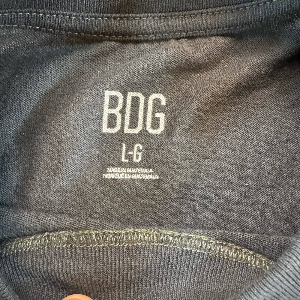 Urban Outfitters BDG Dark Grey / Black Shirt New With Tags Small unisex Gray - Picture 2 of 7